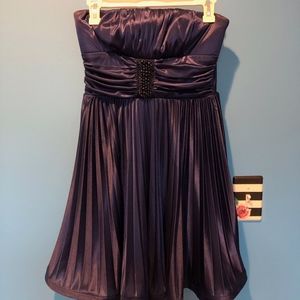 Blue Homecoming Dress